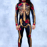 Rose Skeleton Male Costume