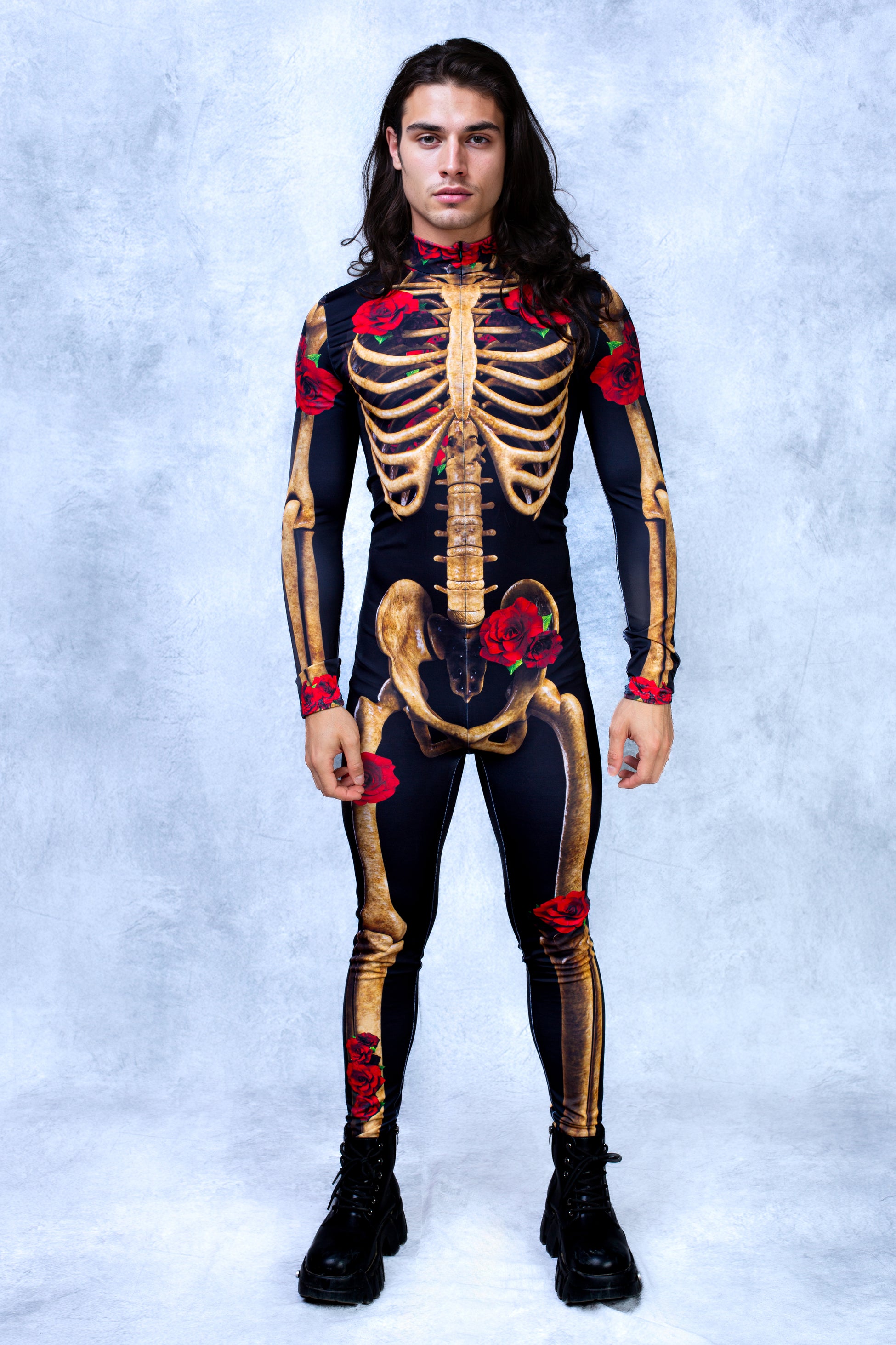 Rose Skeleton Male Costume 2