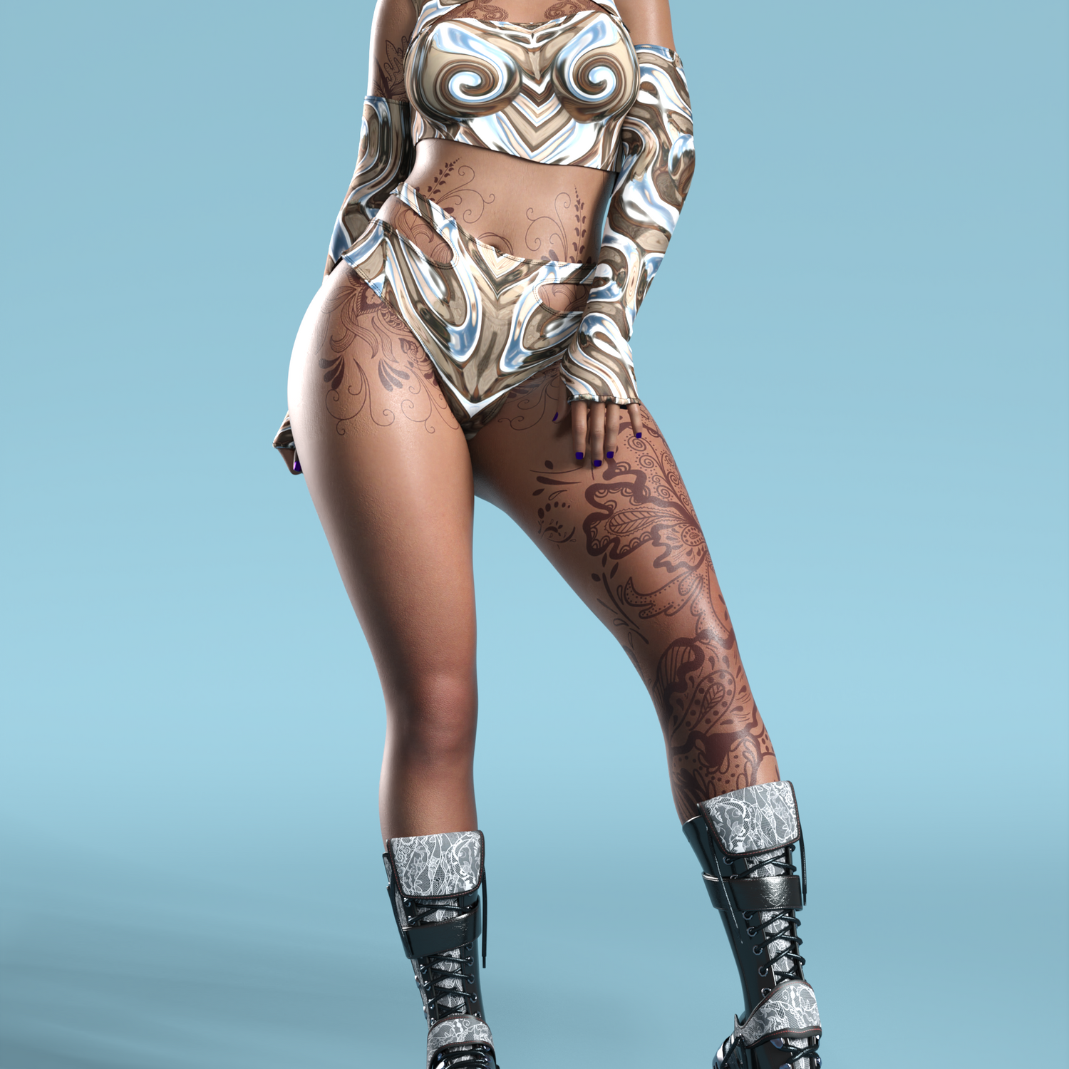 Mecha Vortex Mesh Wings Mesh