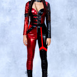 Scarlet Lock Buckle Catsuit