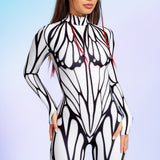 Flutter BnW Costume