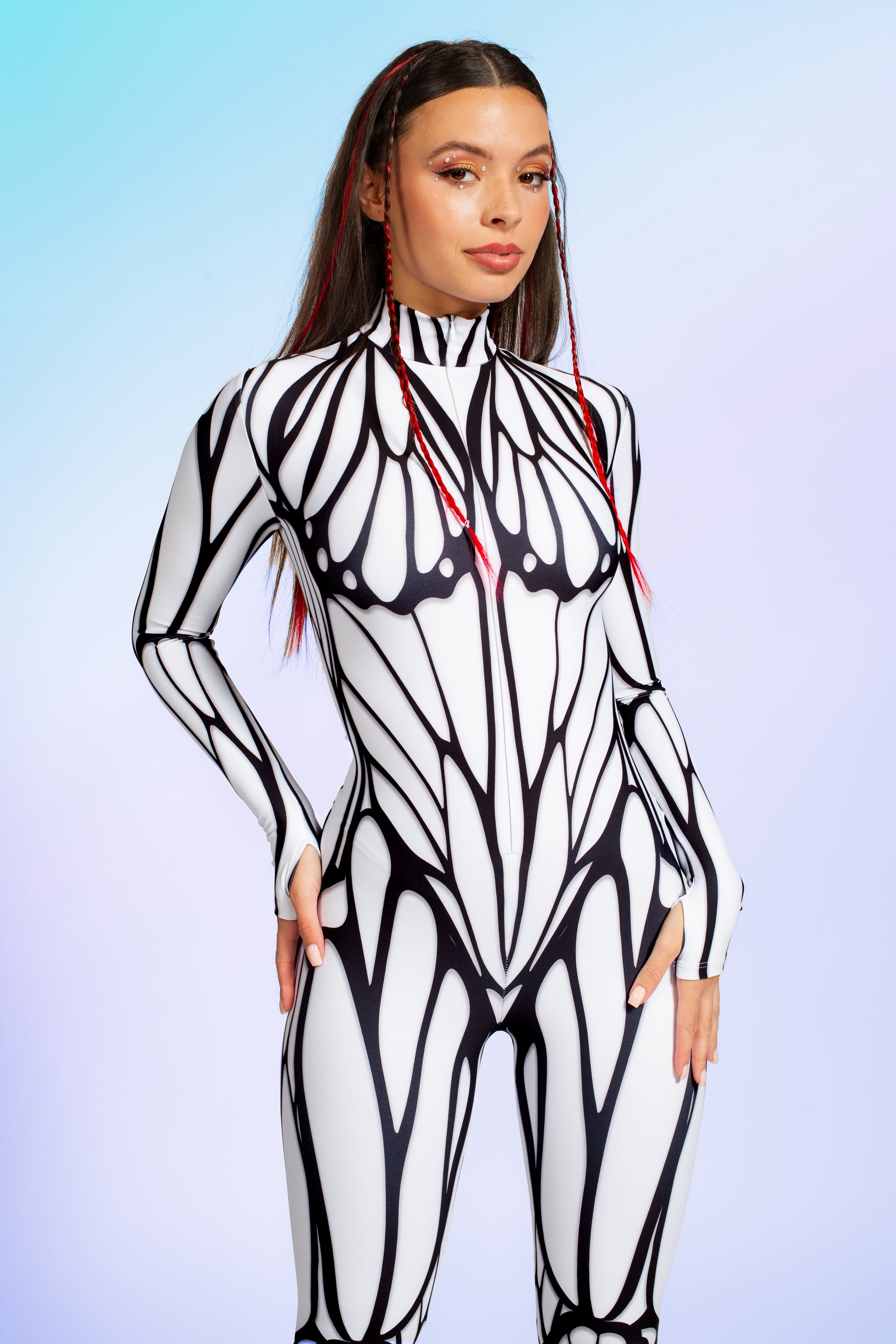 Flutter BnW Costume 1