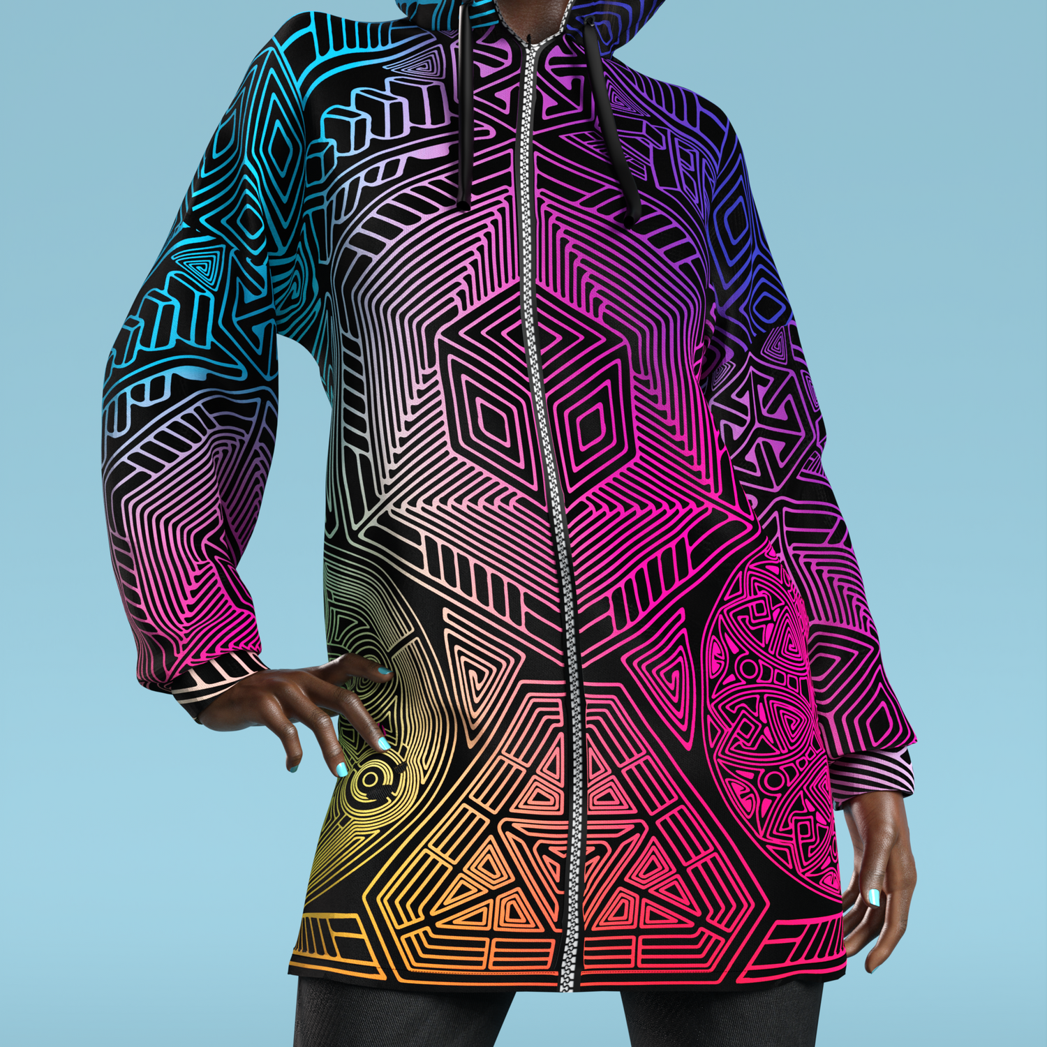 Altered Senses Zippy Hoodie Holiday