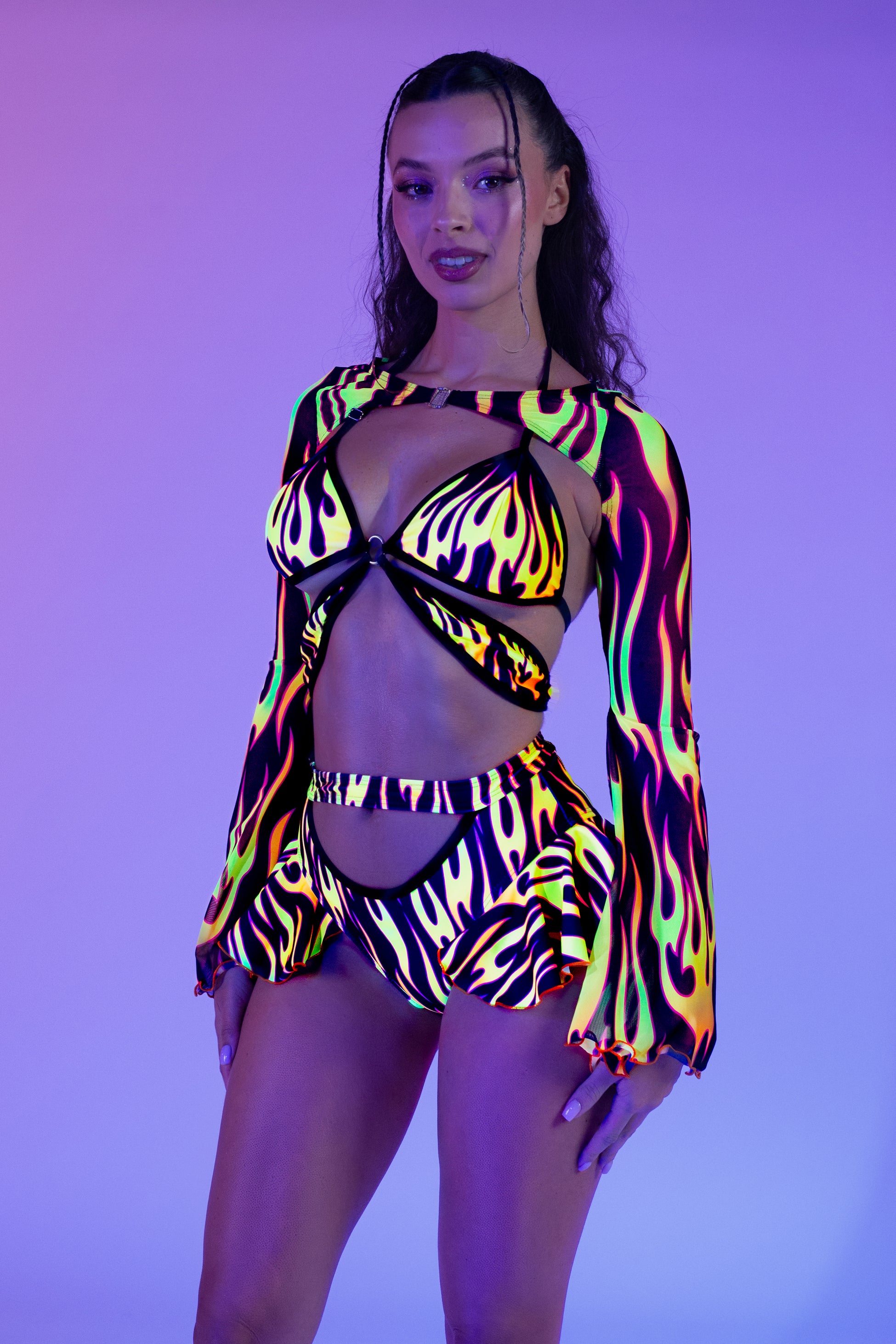 Flamethrower Butterfly Shrug Set 1