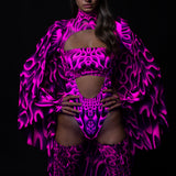 Double Vision Pink Mesh Wings