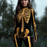 Dirty Candy Skeleton Costume