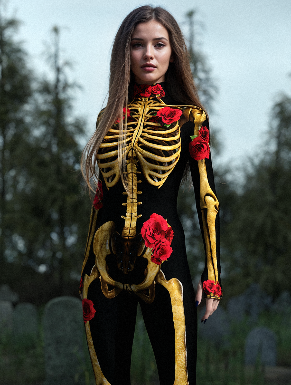 Rose Skeleton Costume
