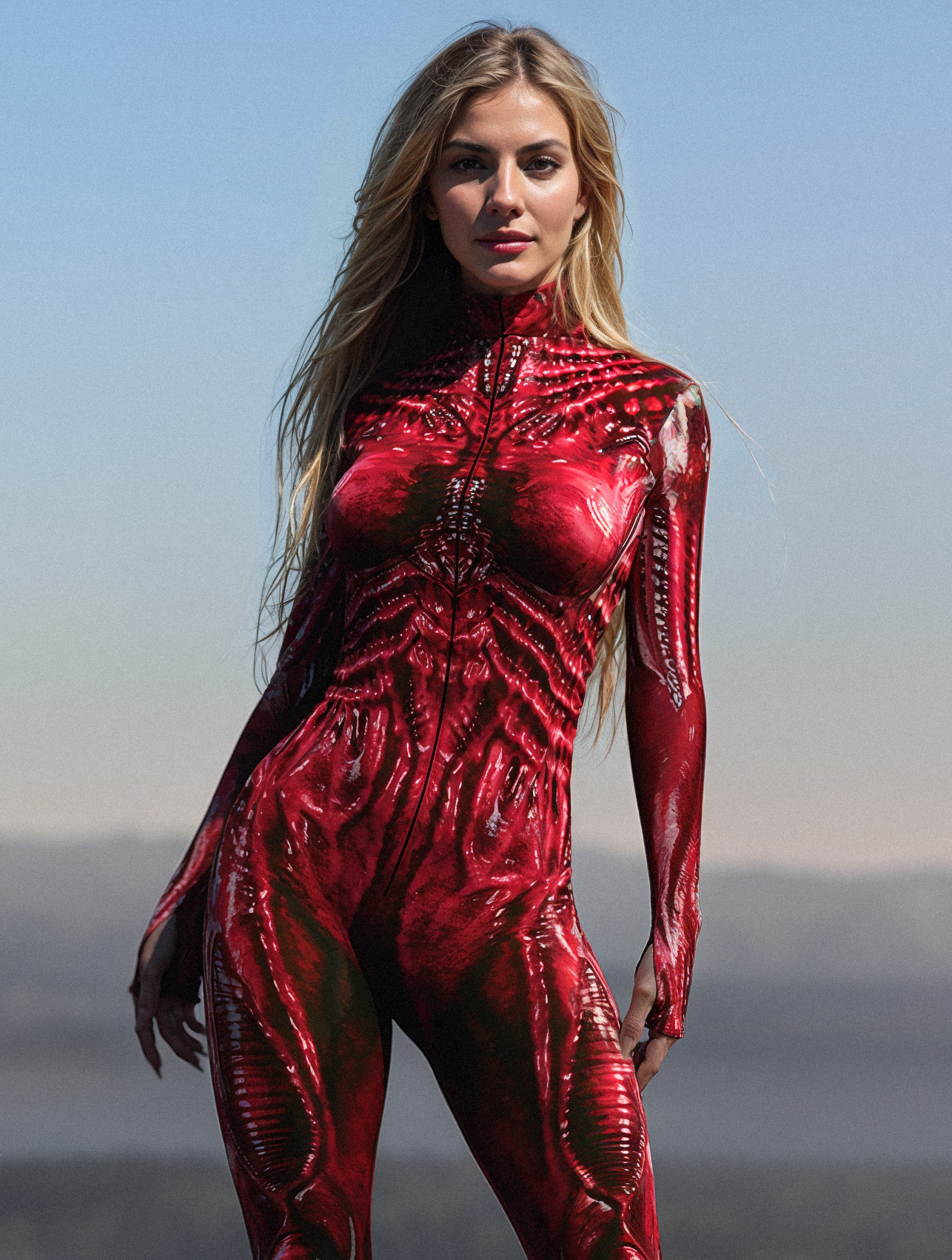 Exomorph Red Costume 1
