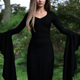 Mrs. Addams Puddle Train Gown Dress