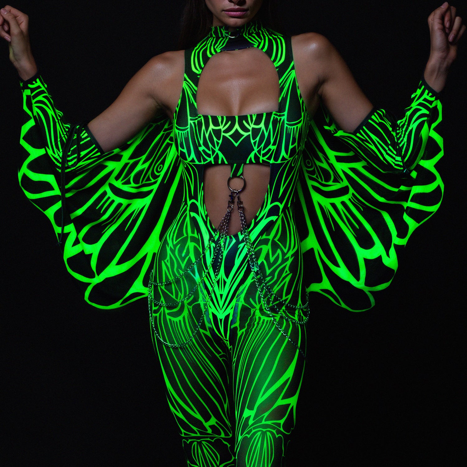 Shadewhisper Green Mesh Wings Green
