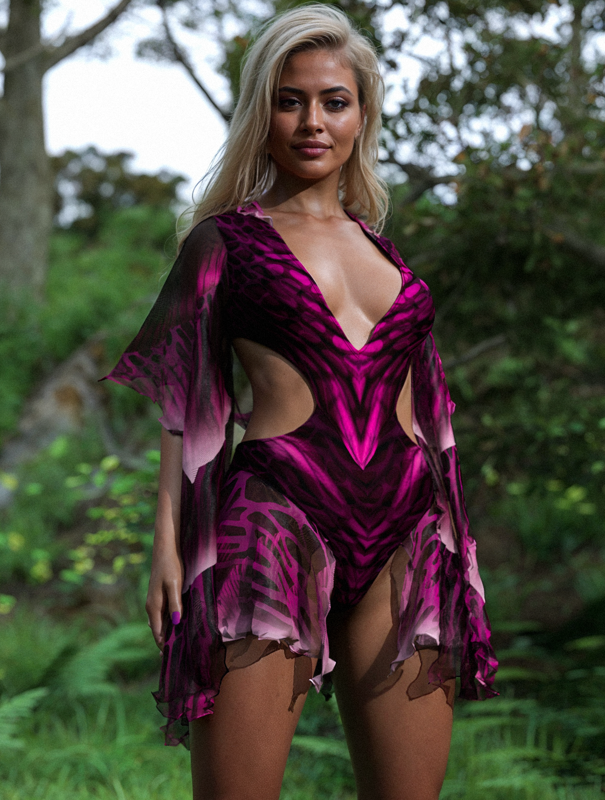 Fae Rose Fairy Hooded Dress 1