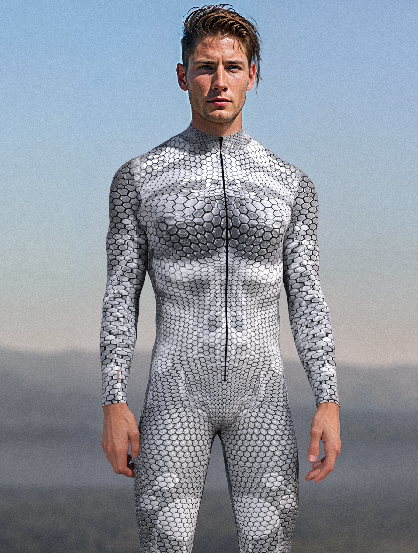 Myriad Walker Silver Male Costume 1