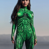 Exomorph Green Bodysuit