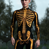 Dirty Candy Skeleton Male Costume