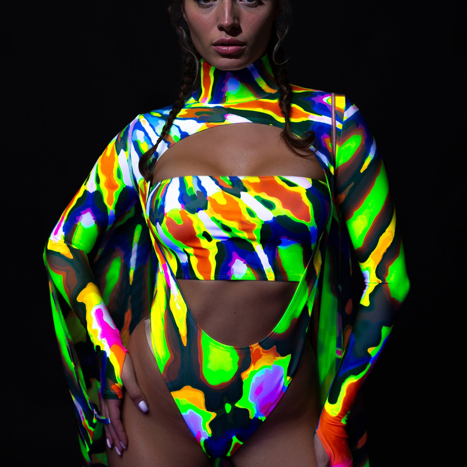 Fairy Spill your Soul Open-Heart Leotard