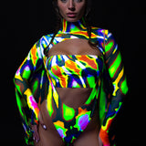 Fairy Spill your Soul Open-Heart Leotard