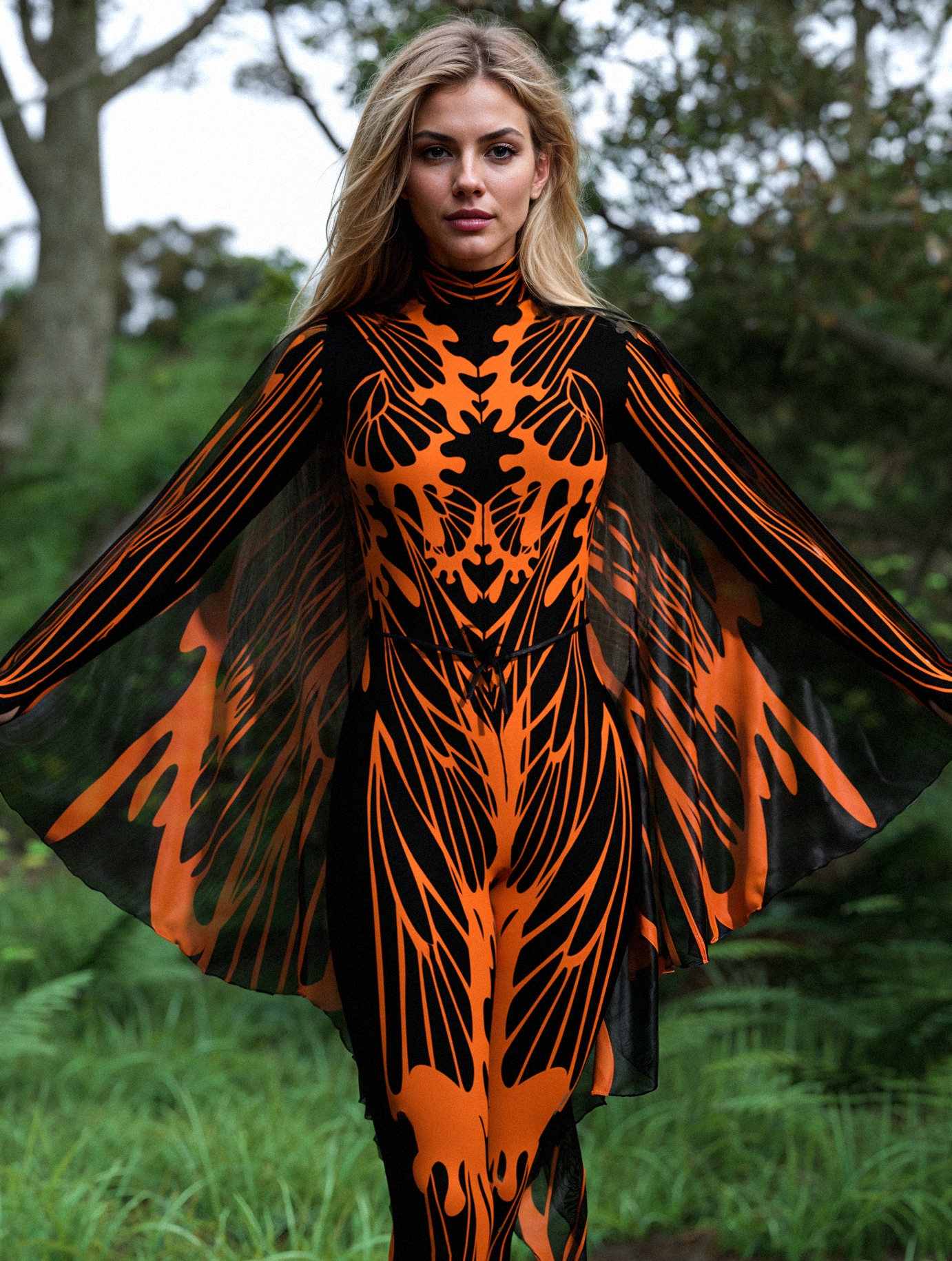 Ethera Toxic Orange Wings Set 2