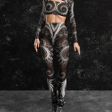 Phantom Mesh Leggings Set