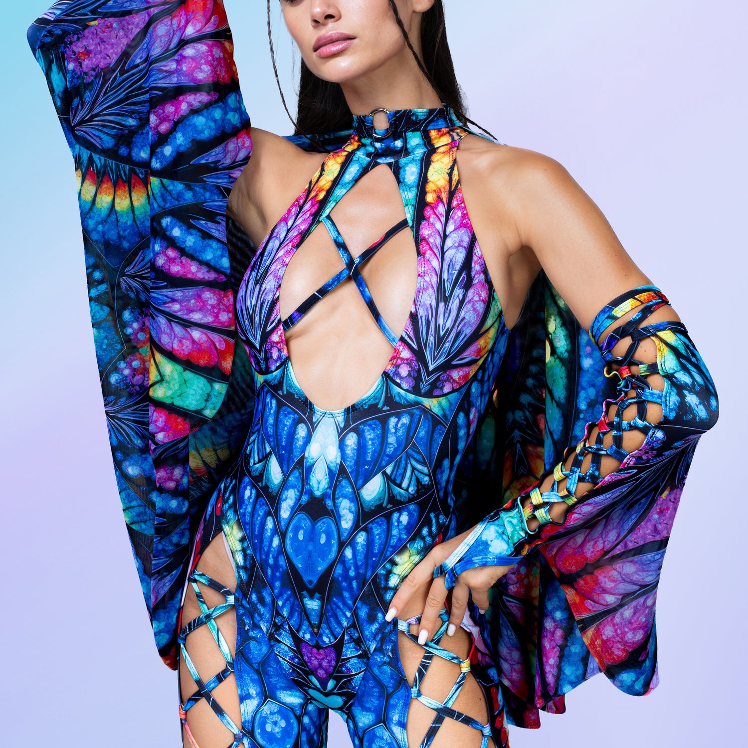 Fairy Open Mind Criss-Cross Jumpsuit