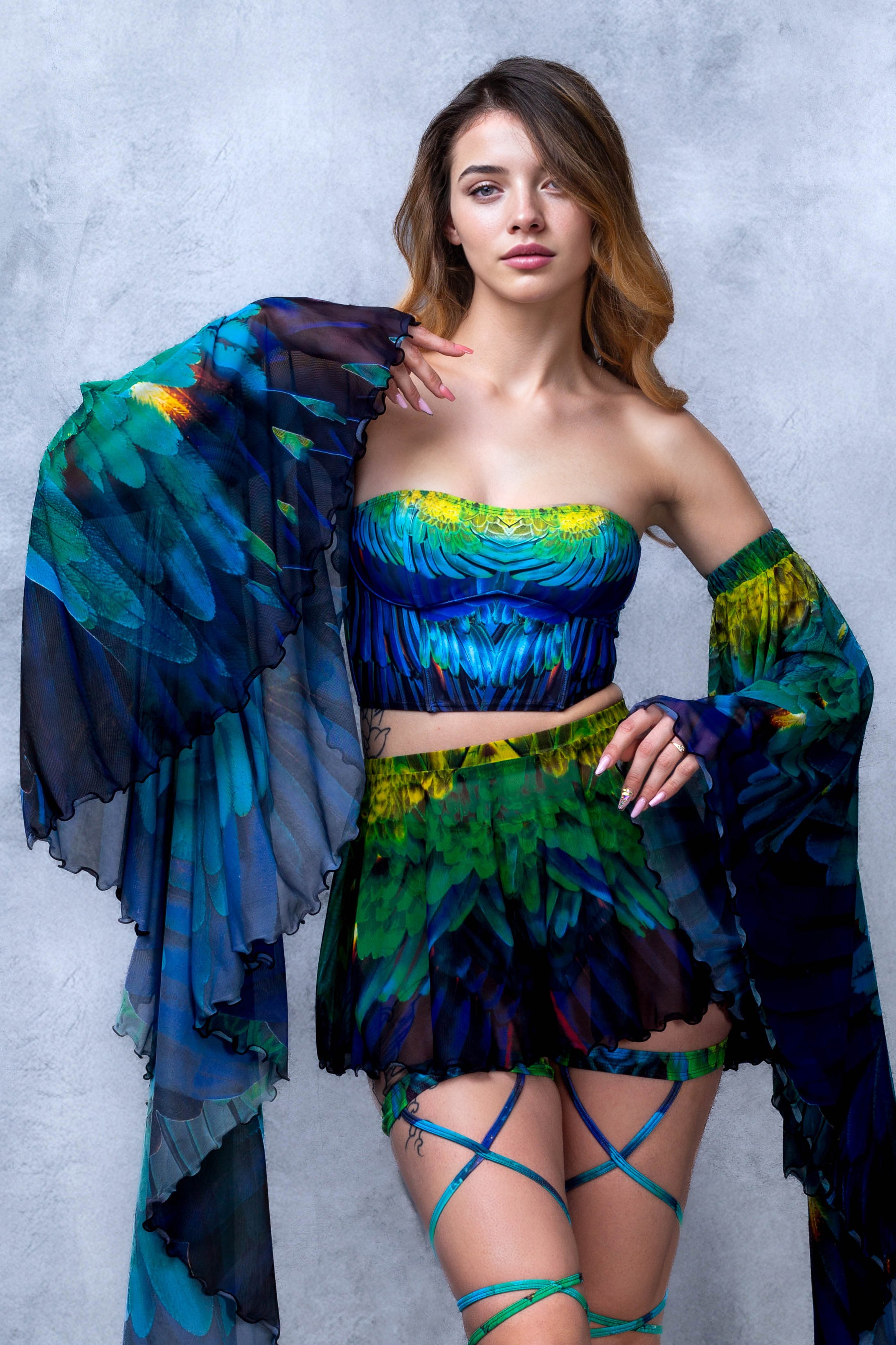 Birds of a Feather Bandeau Set 1