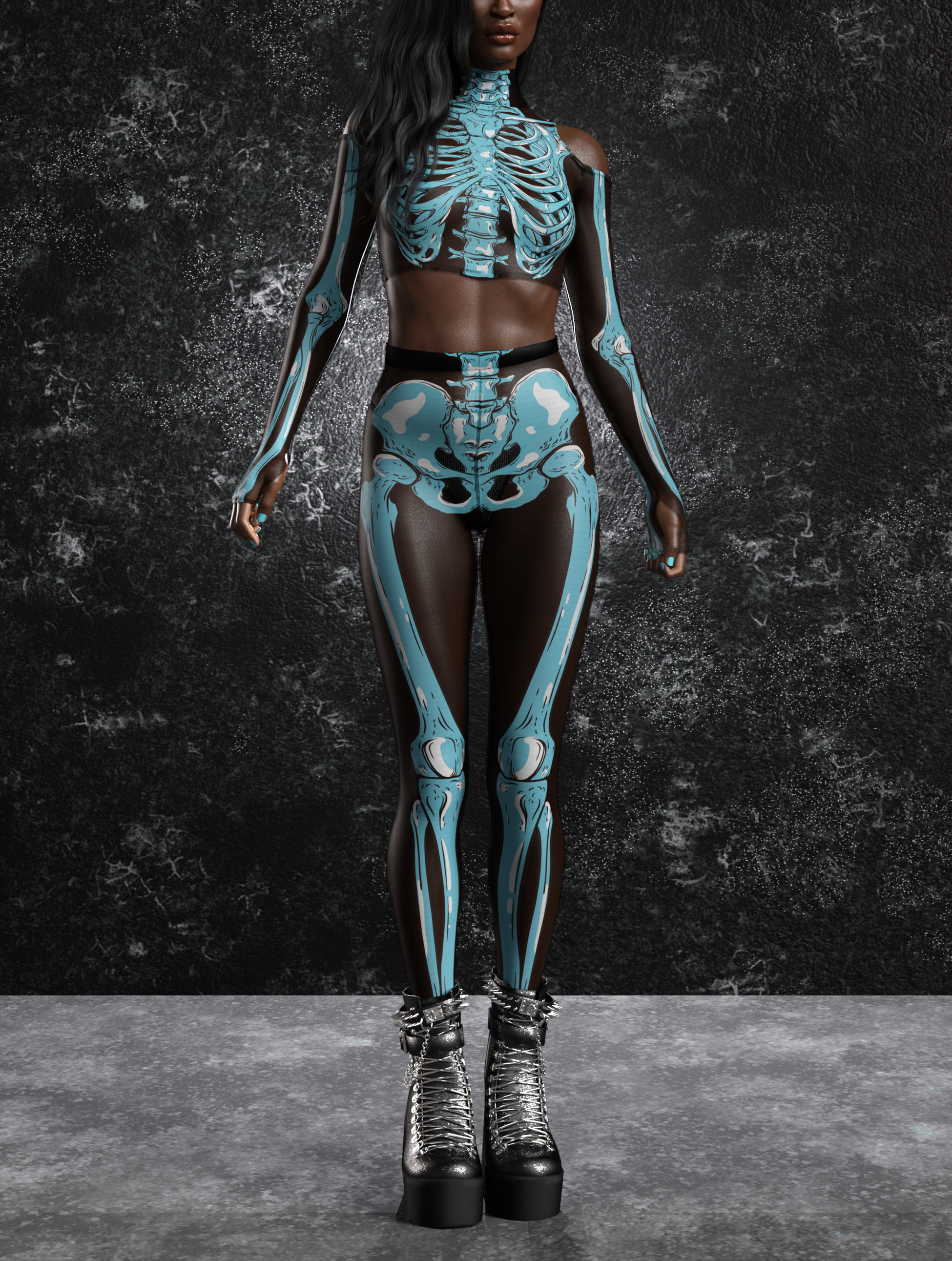 Bicker Bones Mesh Top 1