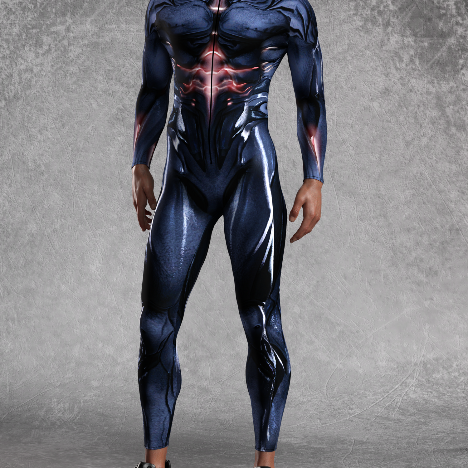 Cyber Abyss Male Costume Lycra