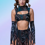 Reflektor Chaps Leotard Duster Set
