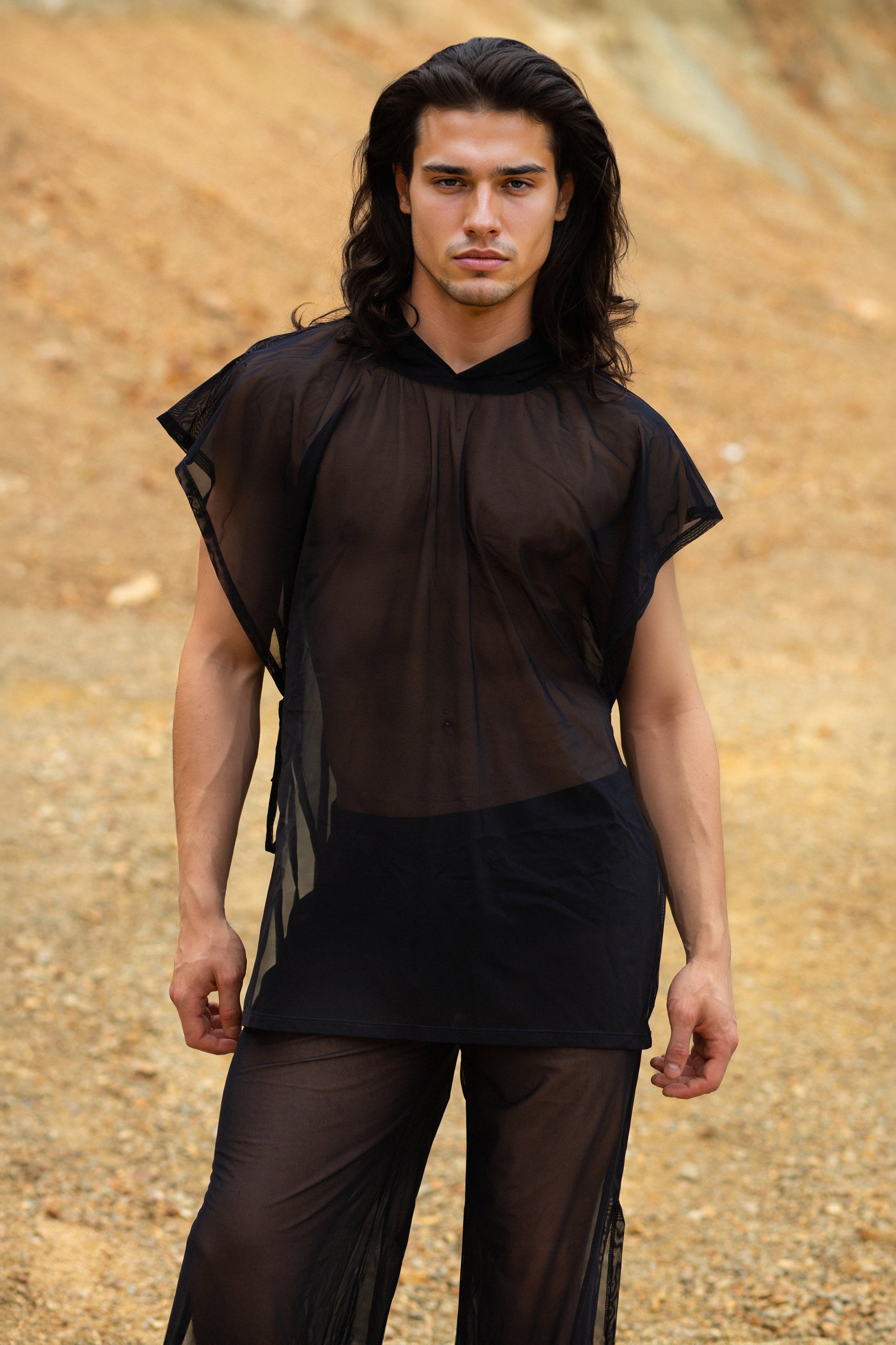 Just Black Male Hooded Set 1