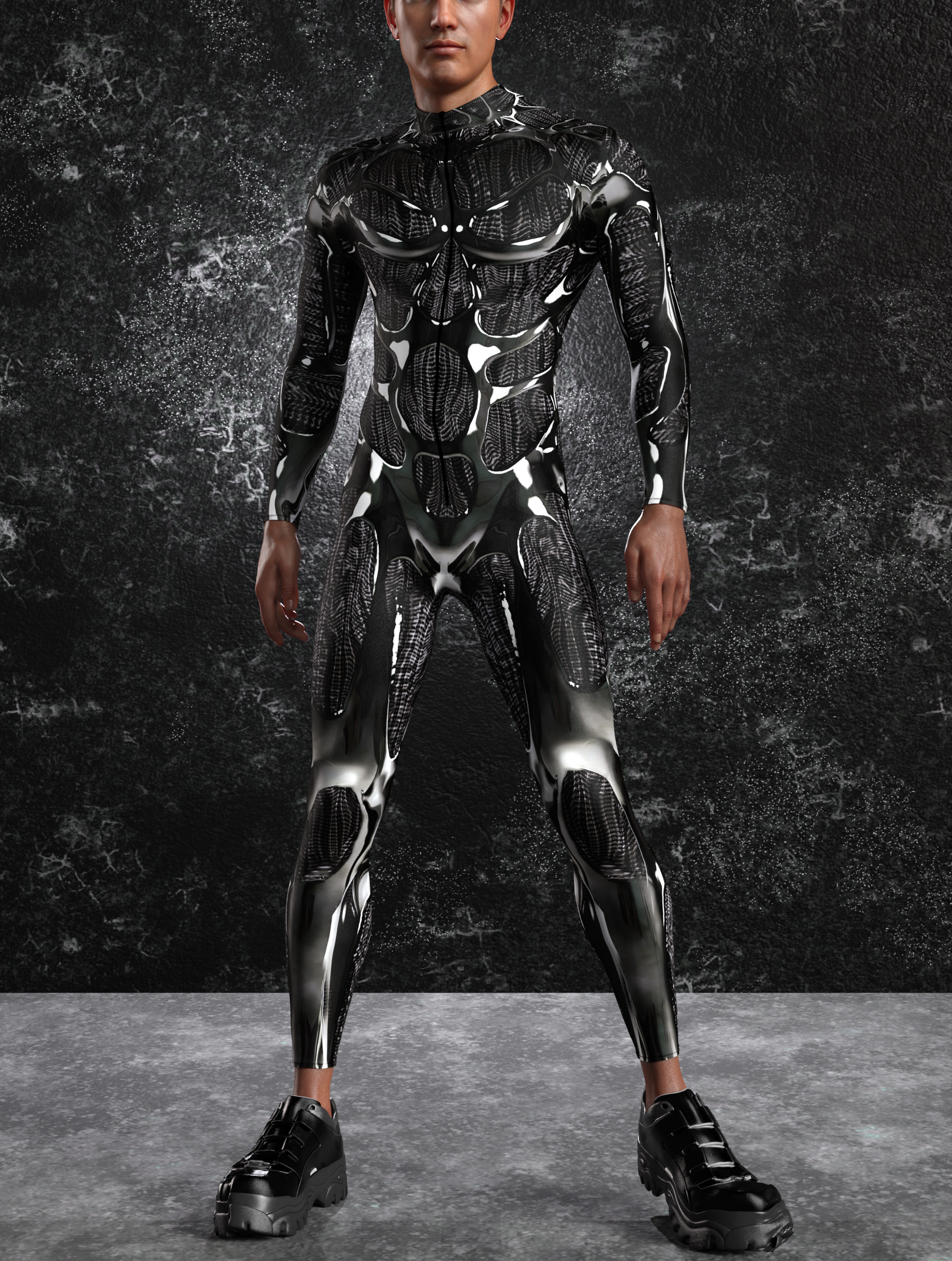 Jaded Synth Male Costume 1