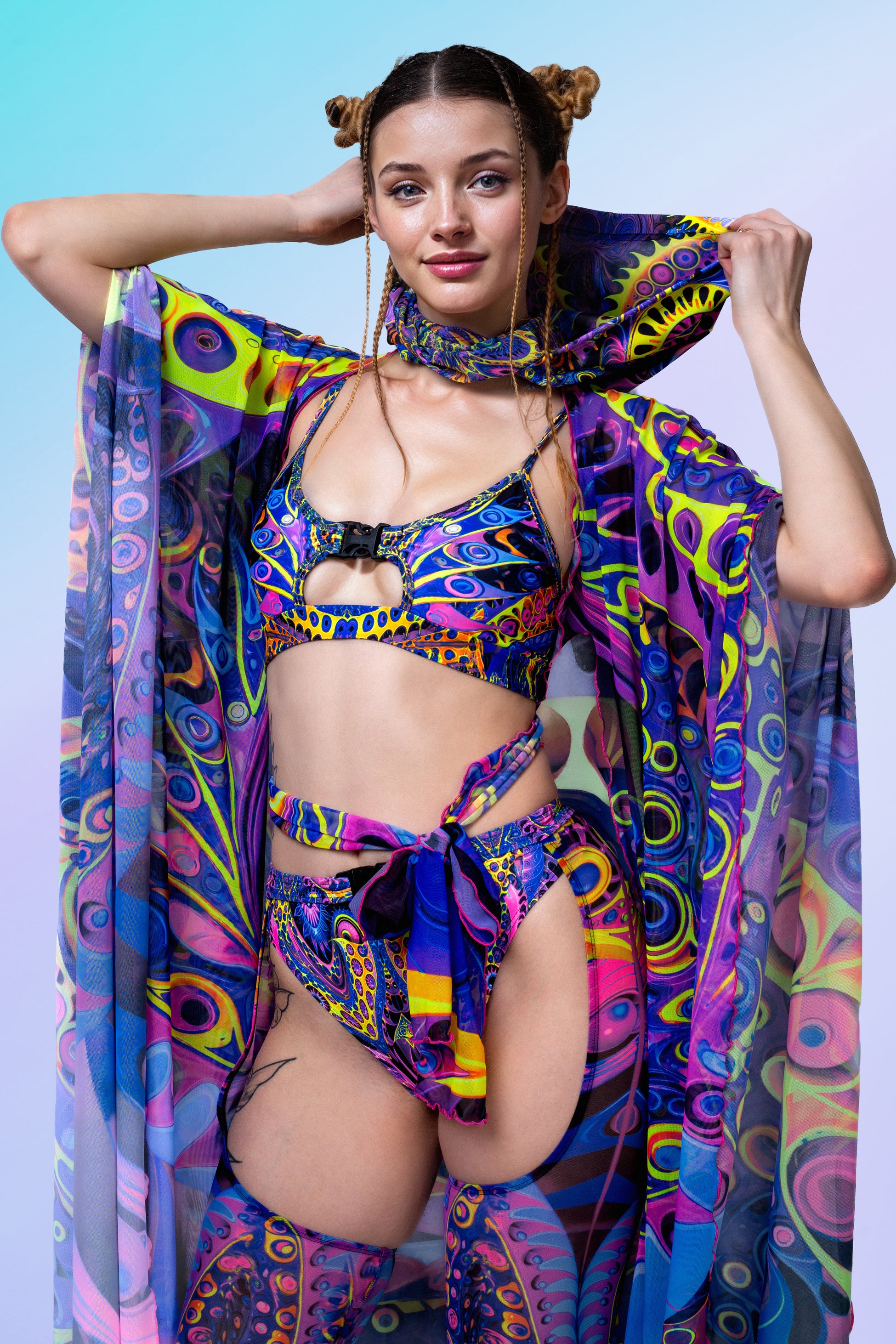 Eyeball It Rave Kimono 2