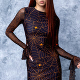 Eerie Eyes Pencil Dress
