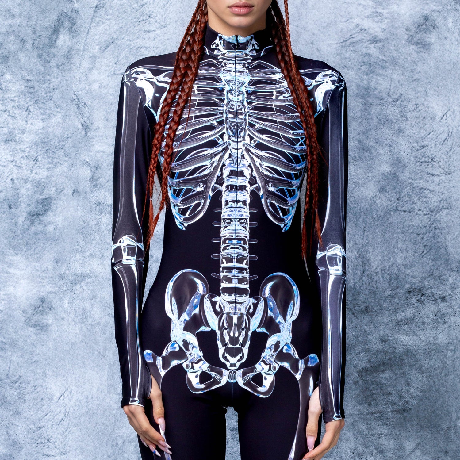Glass Skeleton Costume