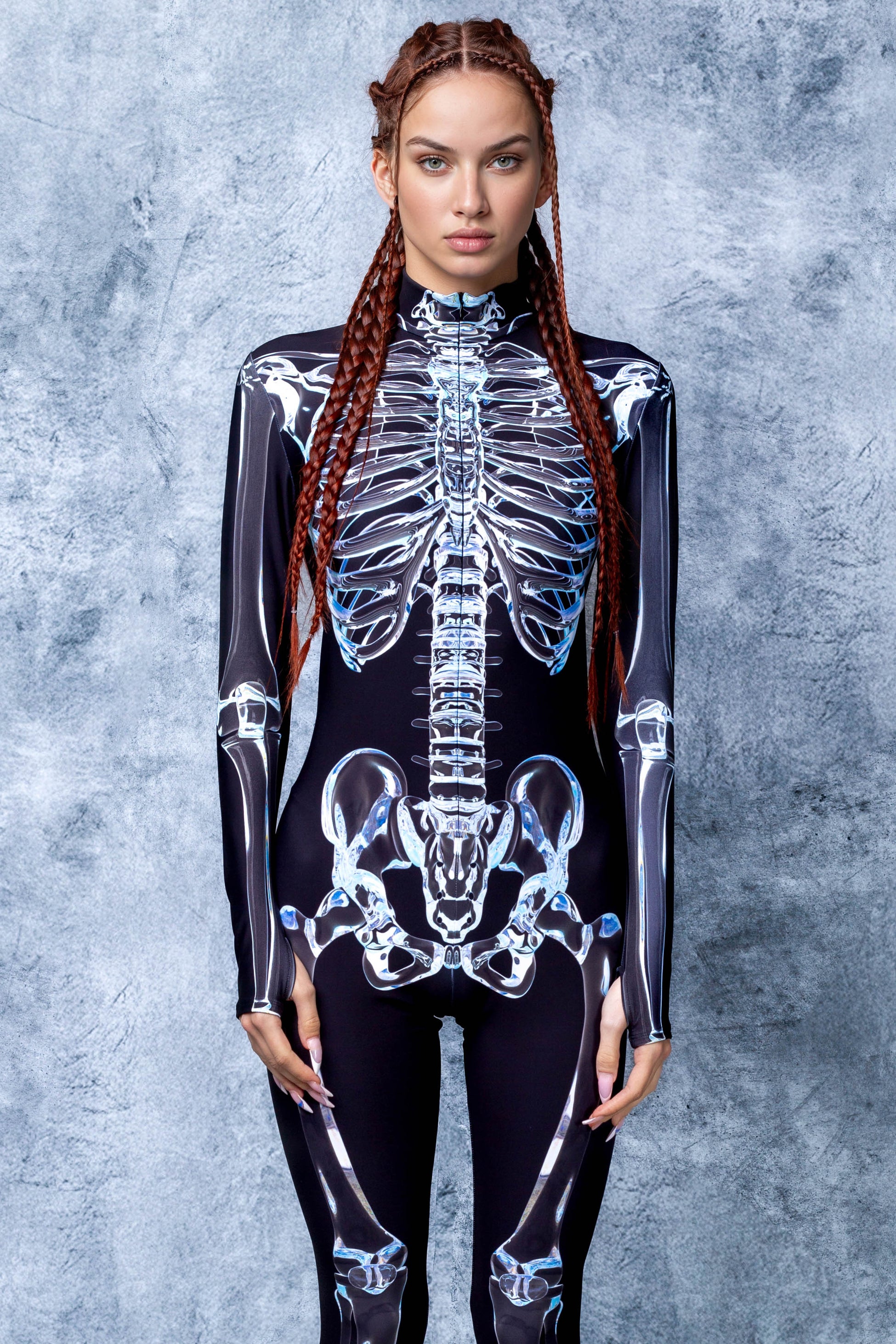 Glass Skeleton Costume 1