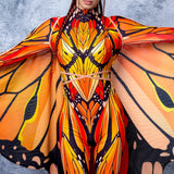 Autmn Butterfly Mesh Wings