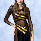 Golden Relic Stripe Bodysuit