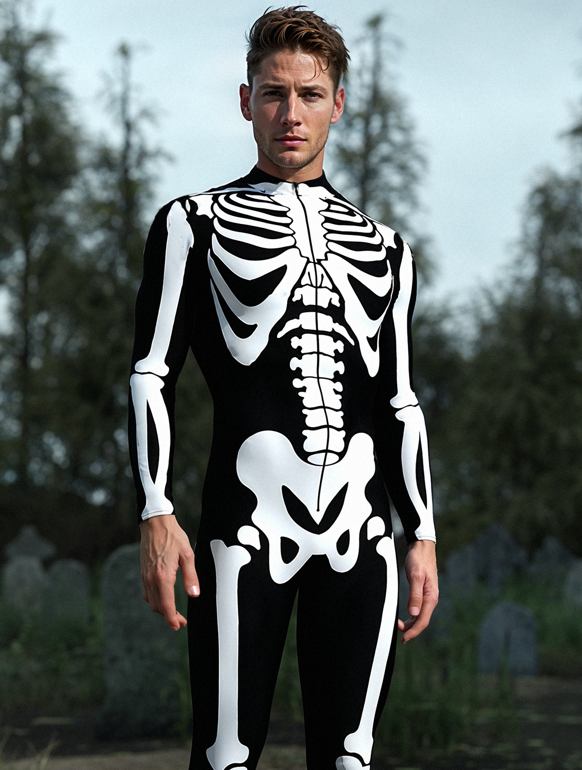 BnW Bossy Skeleton Male Costume