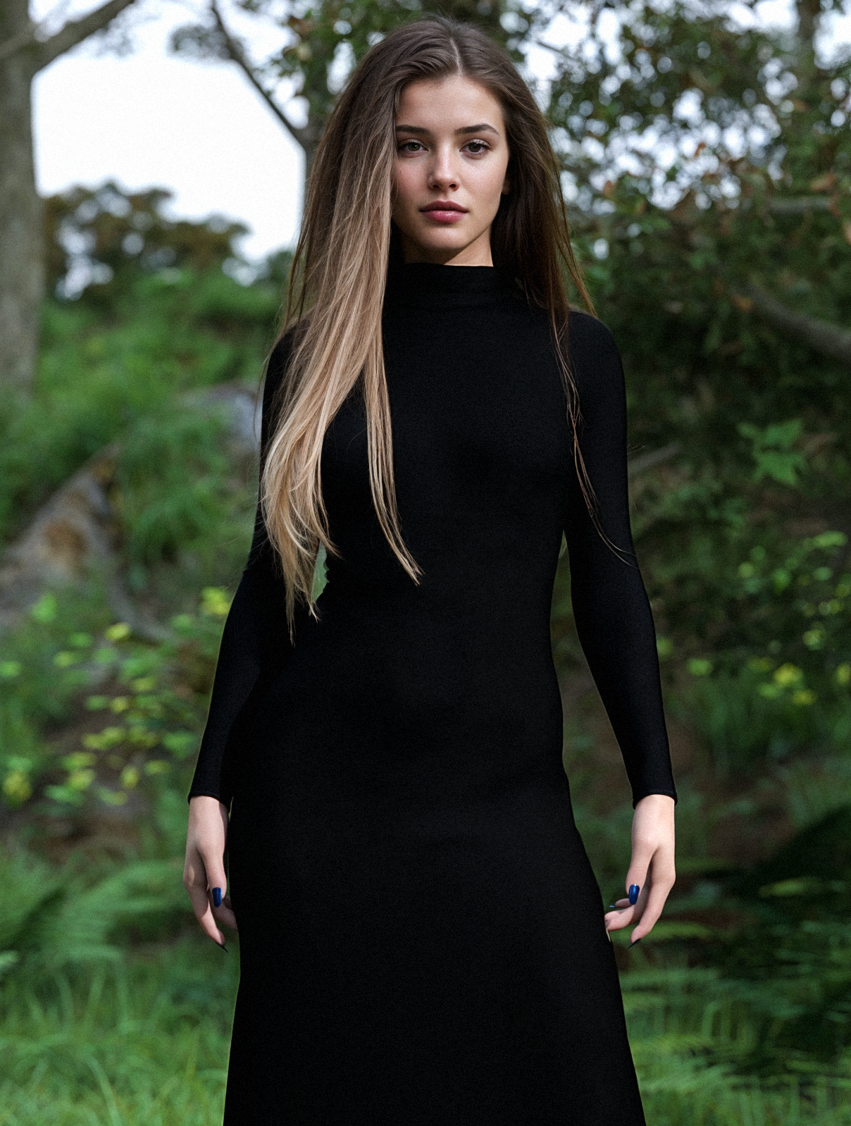 Just Black Classic Sleeved Dress 1