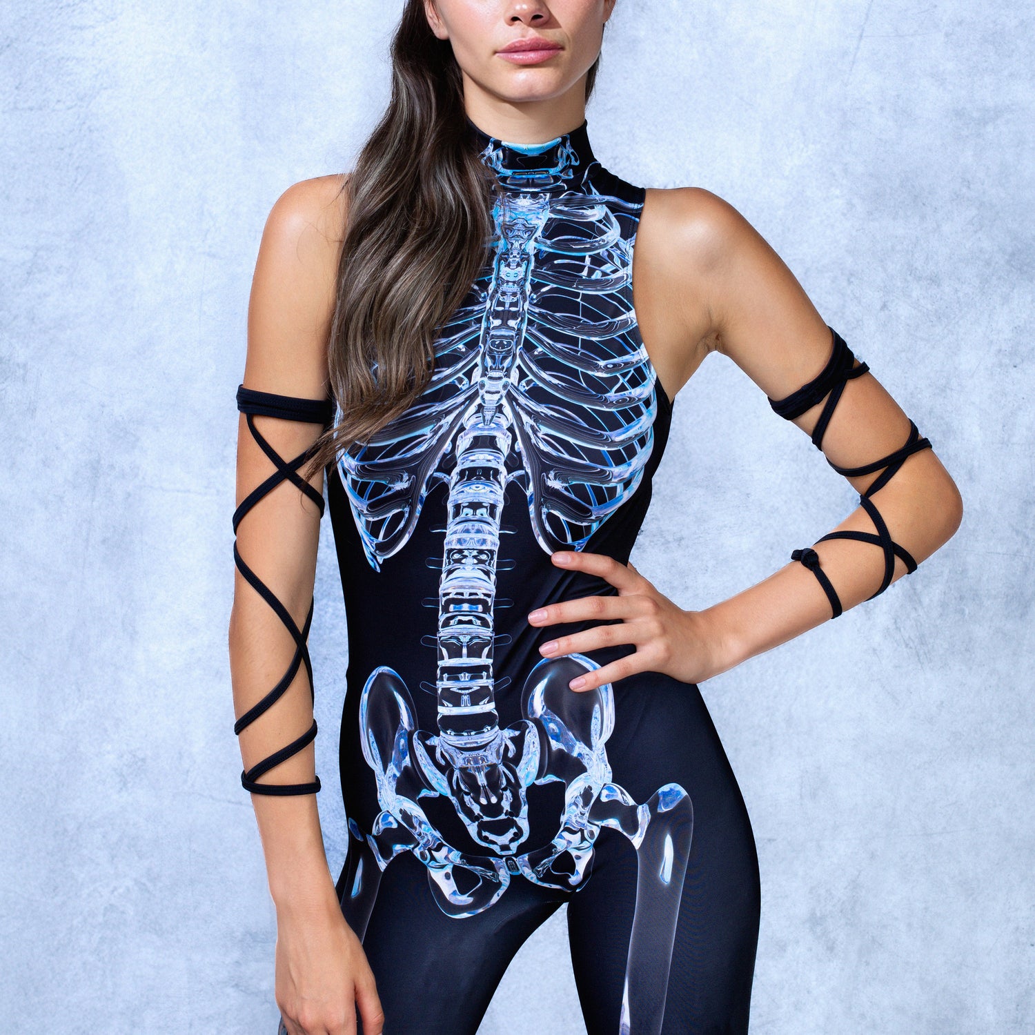 Fragile Bare Back Catsuit