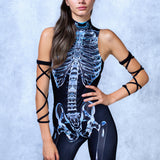 Fragile Bare Back Catsuit