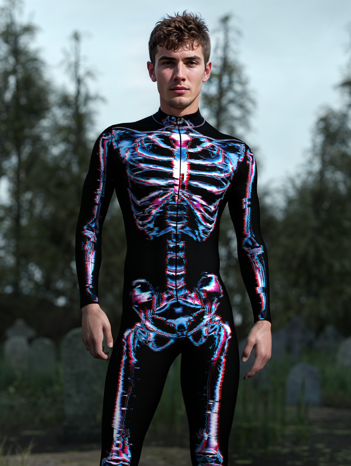 Tech Warp Male Costume