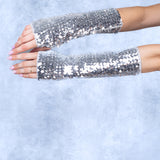 Vixen Drip Sequin Gloves
