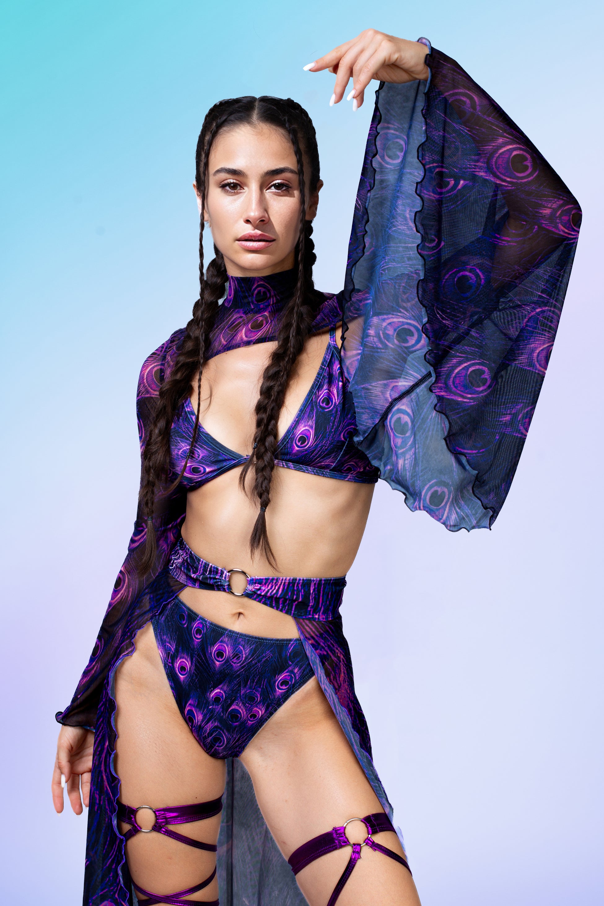 Peekok Indigo Ring Bralette Top 1