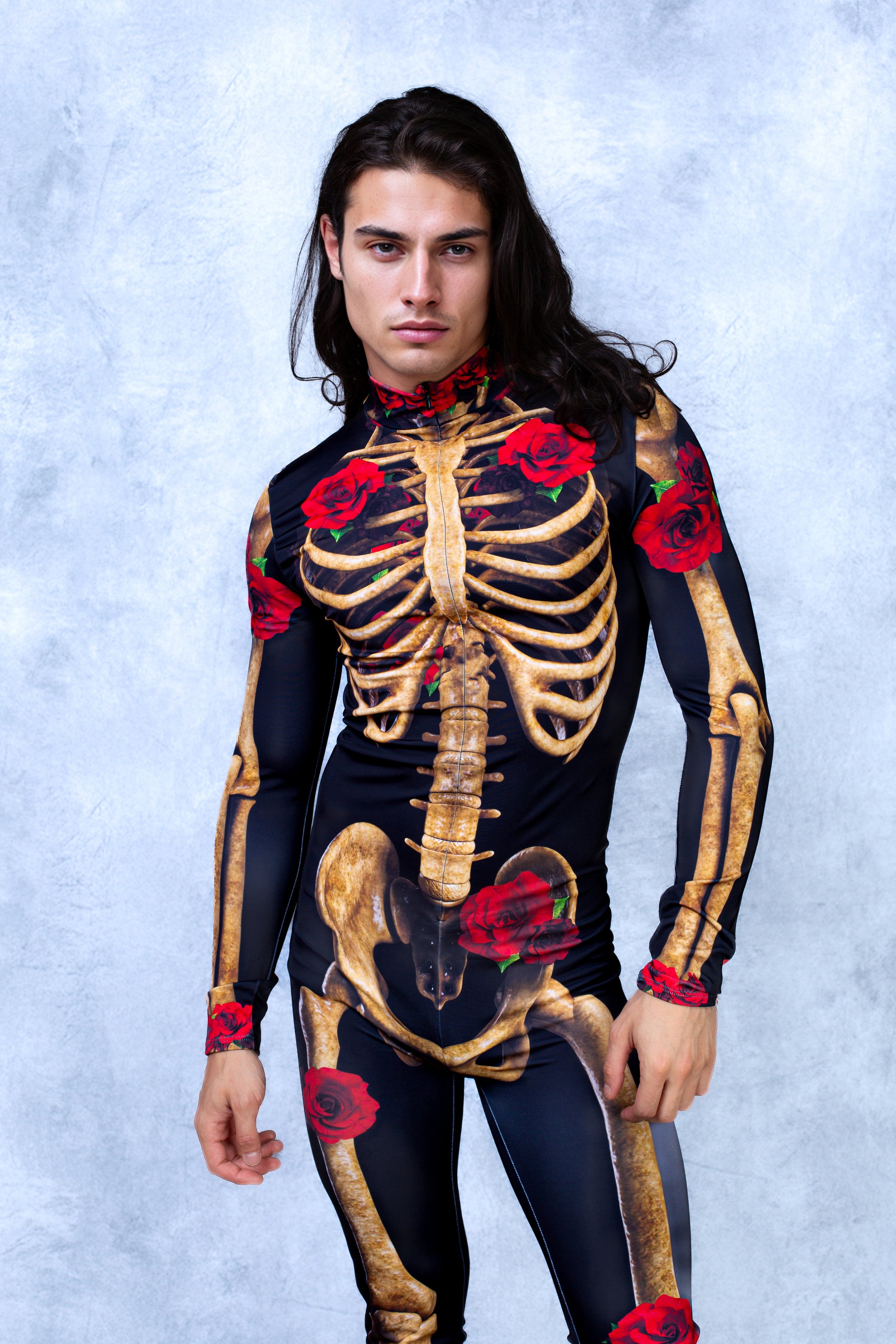 Rose Skeleton Male Costume 1