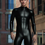 Black Holographic Male Costume