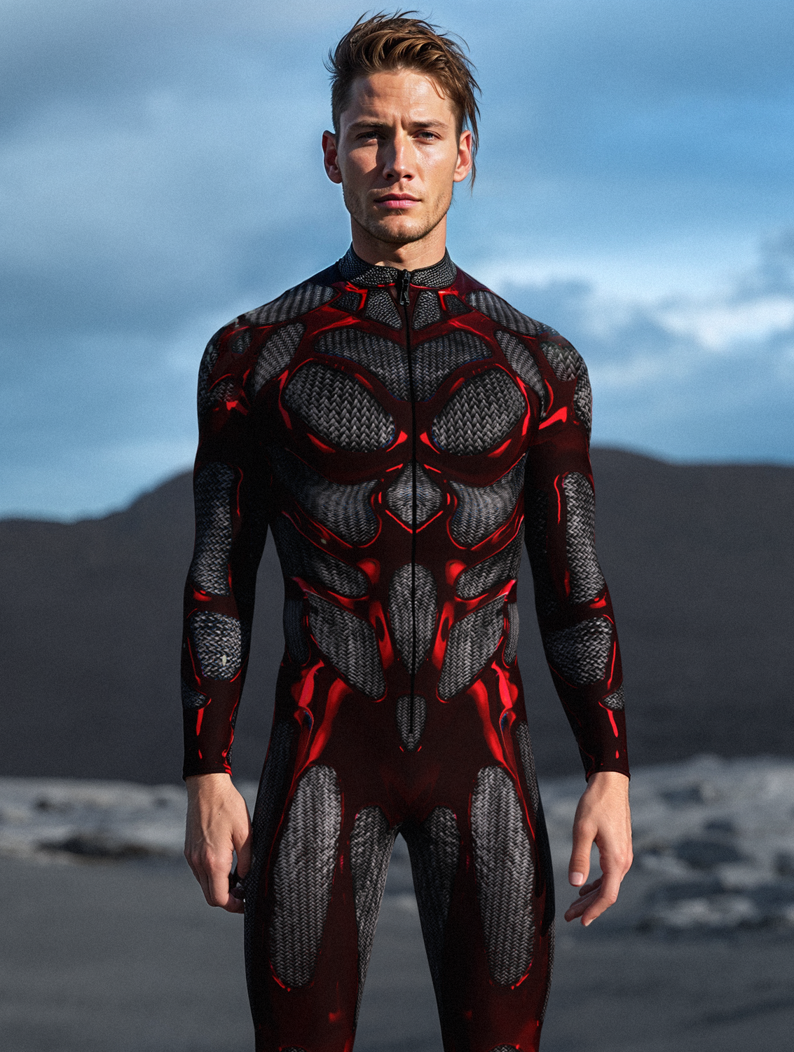 Cardinal Synth Male Costume