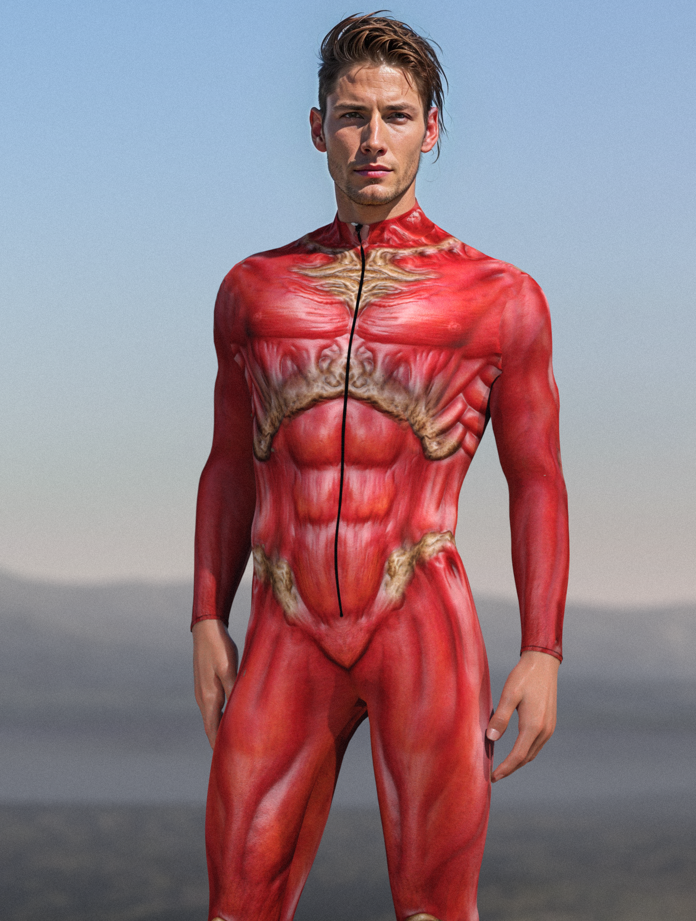 Hell Servant Red Male Costume 1