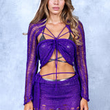 Embergaze Knitted Sequin Set