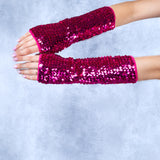 Vixen Drip Sequin Gloves