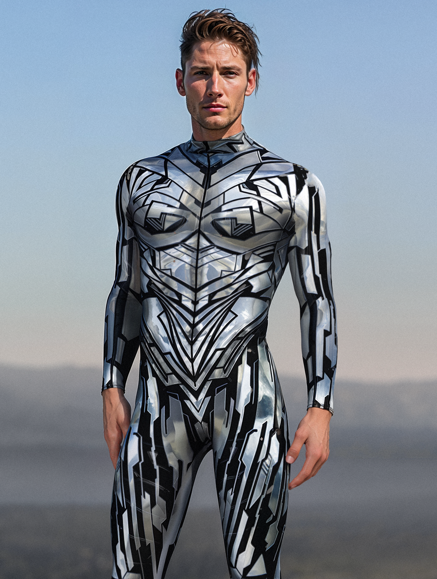 Fury Node Silver Male Costume 1