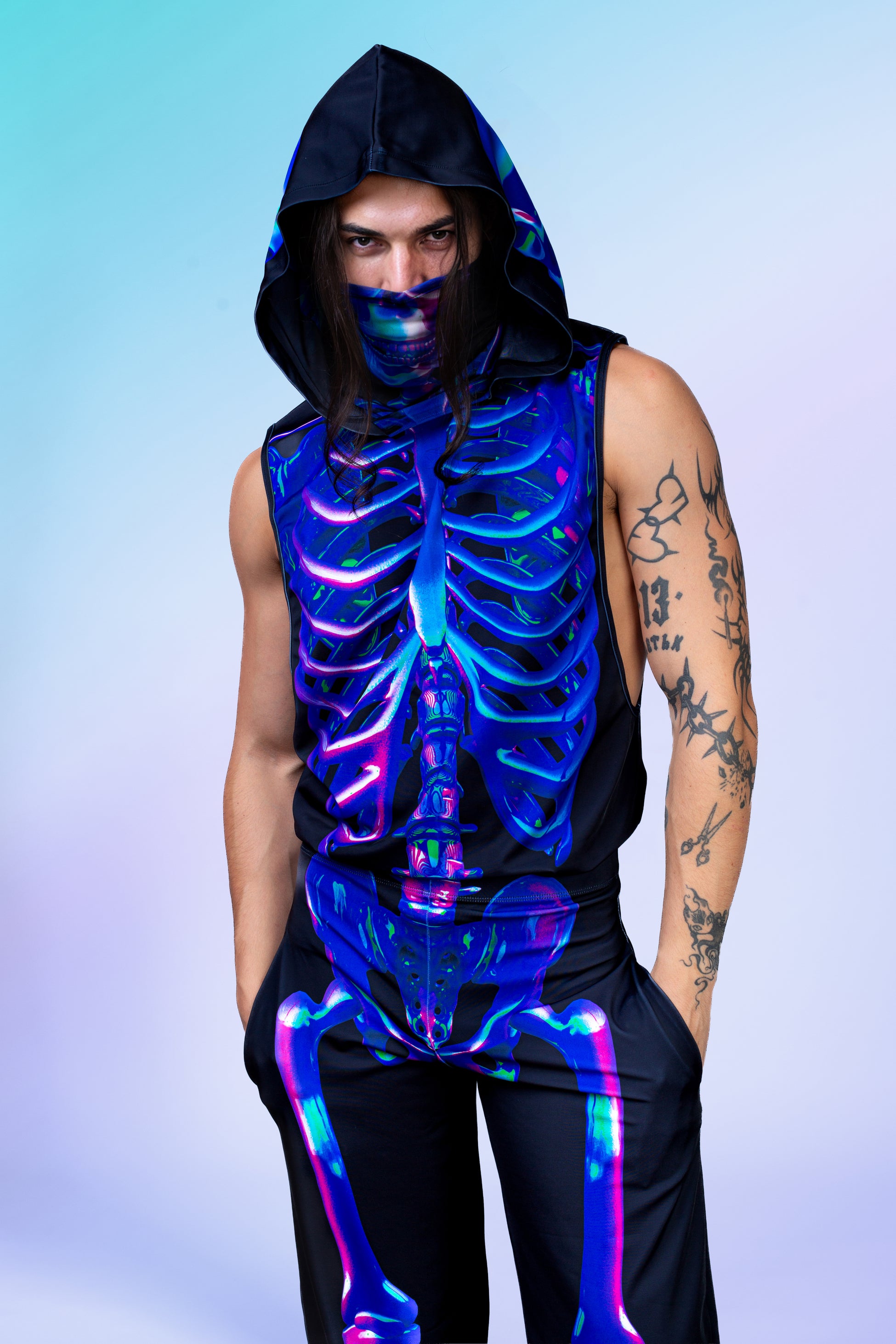 Shifty Skeleton Male Muscle Top 1